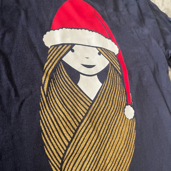 Danefae Christmas Freya LS tee sz 6 - Picture 2 of 6
